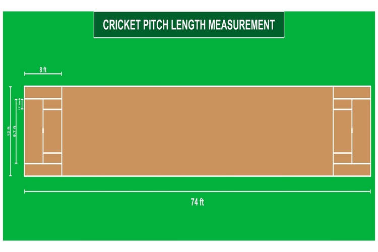 How much space is required for box cricket turf?